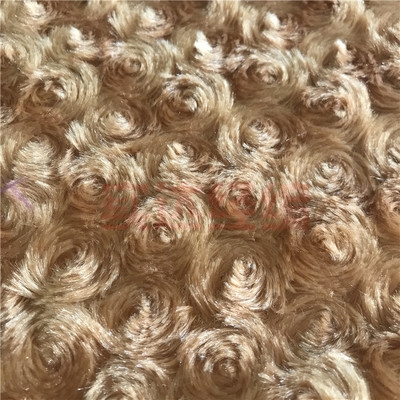 玫瑰絨擰花pv絨磨花玫瑰絨 玩具毛毯面料 服裝面料批發(fā)